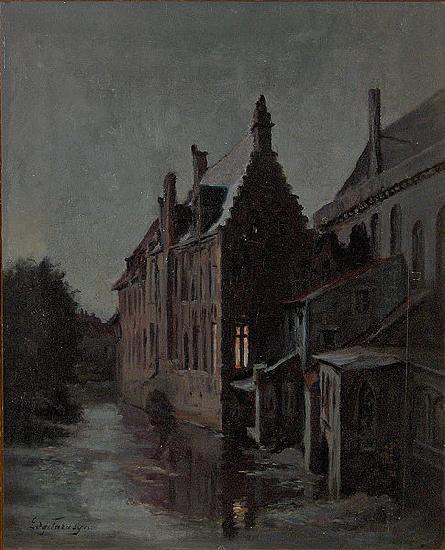 unknow artist Oud Sint-Janshospitaal te Brugge oil painting image